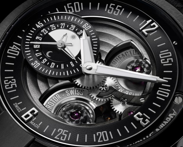 Armin Strom Gravity Date Earth Dial Detail