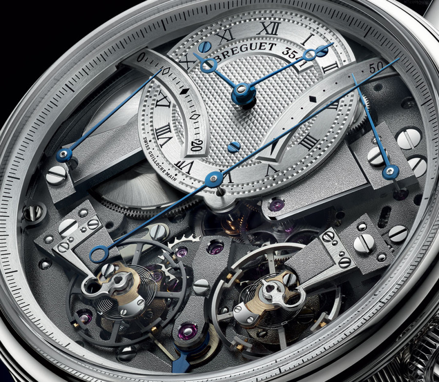 Breguet Tradition Chronographe Indépendant 7077 dial detail - Perpetuelle