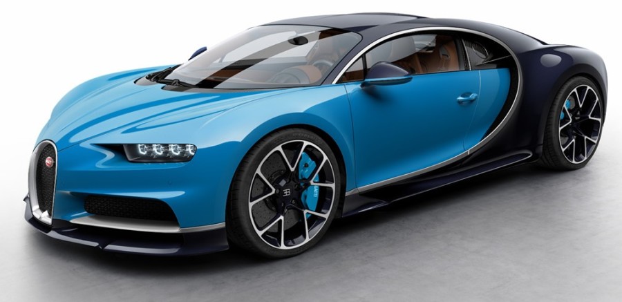 Bugatti Chiron racing blue