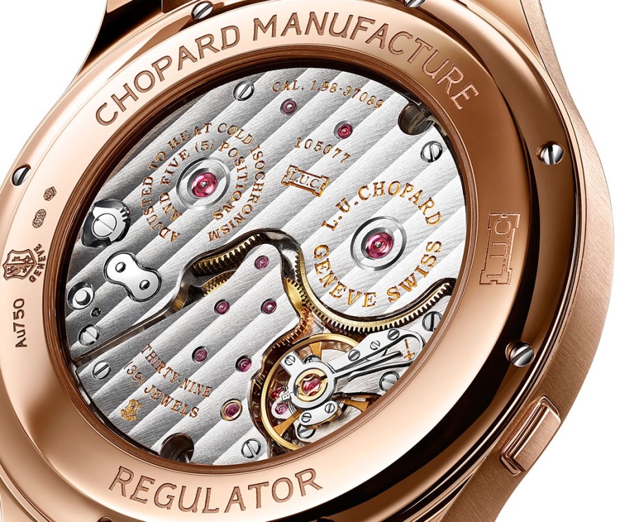 Chopard L.U.C. Regulator caseback - Perpetuelle