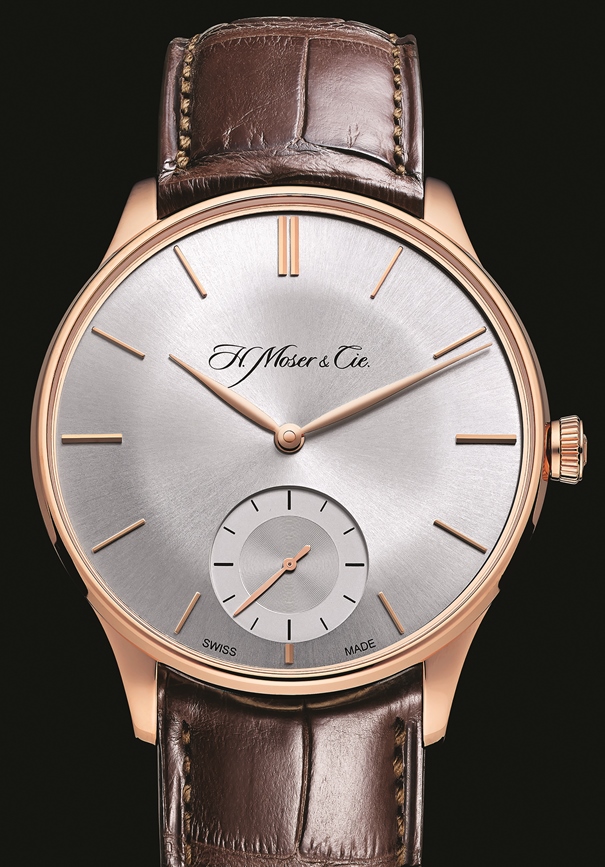 H Moser Venturer Small Seconds Red Gold Argente Dial