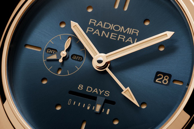 Officine Panerai Radiomir 8 Days GMT Oro Rosso PAM538 01