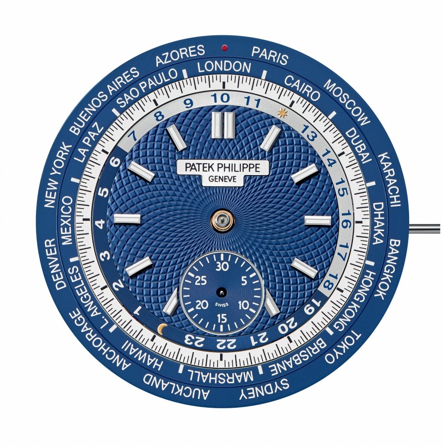 Patek 5930G World Time Chronograph - dial - Perpetuelle