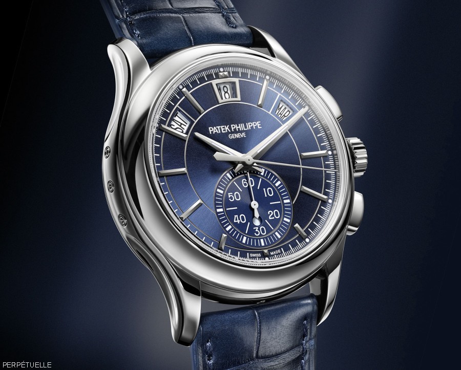 Patek Philippe Annual Calendar Chronograph Ref 5905P blue - Perpetuelle