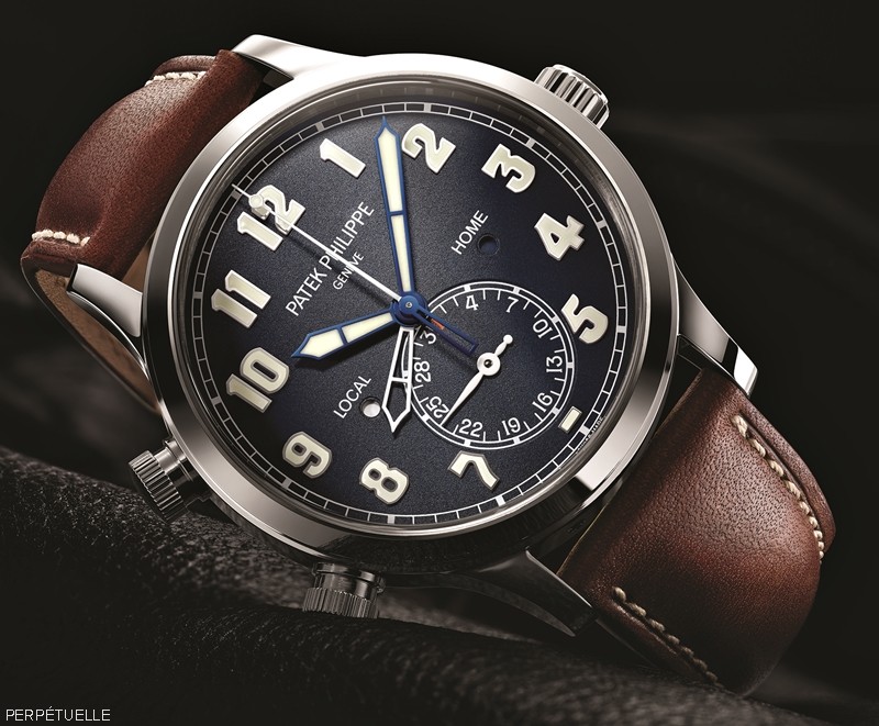 Patek Philippe Ref 5524 Calatrava Pilot Travel Time - Perpetuelle