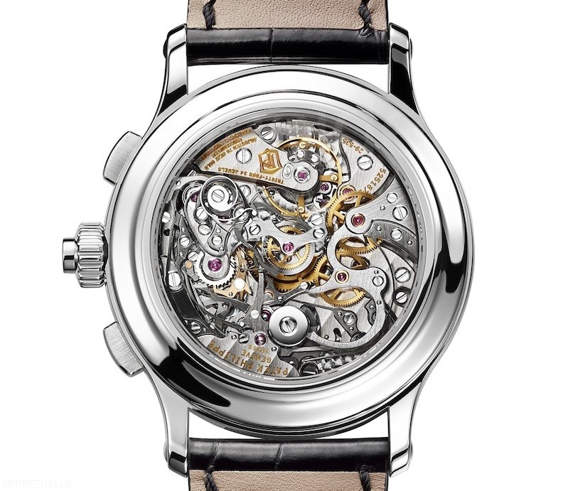 Patek Philippe Split-Seconds Chronograph Ref. 5370 caseback - Perpetuelle