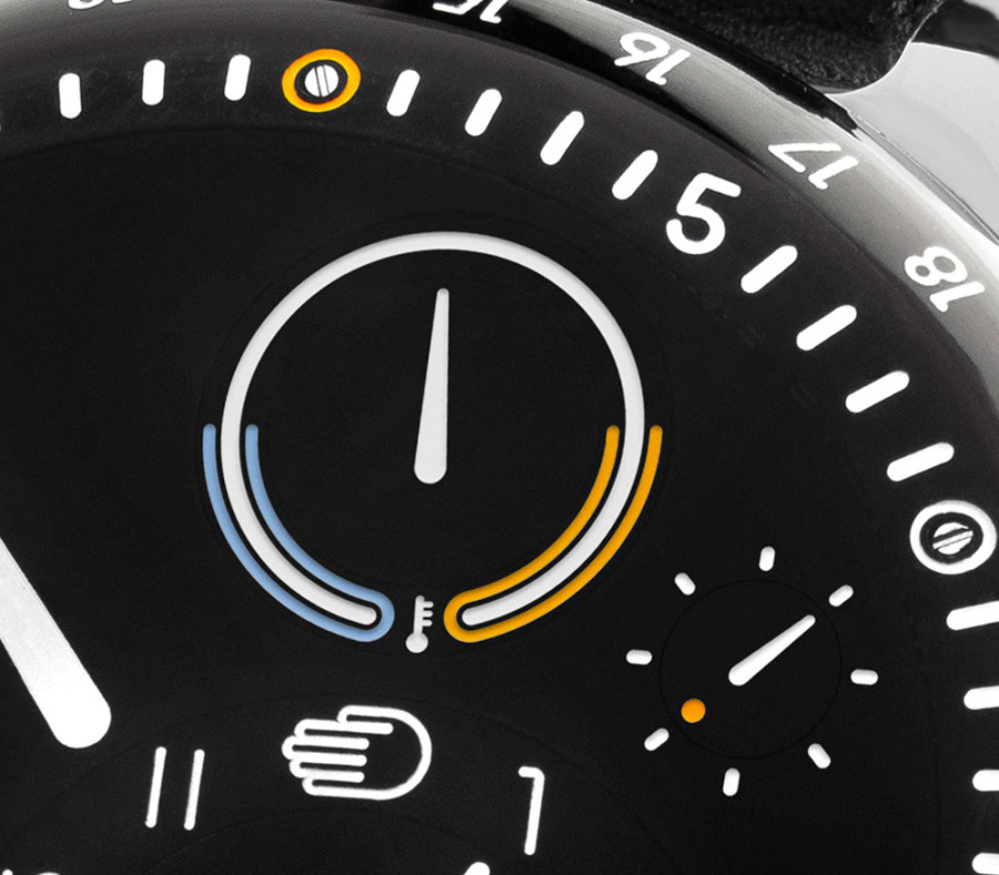 Ressence New Type 3 Watch Thermometer detail - Perpetuelle