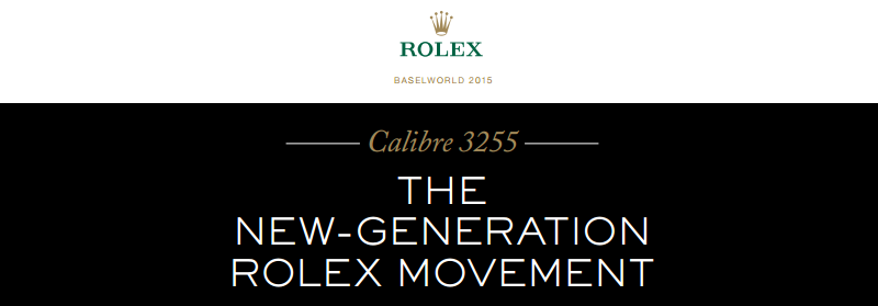 Rolex Caliber 3255 Cover