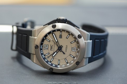 IWC Ingenieur range including a “hand-on” review of the Dual Time Titanium