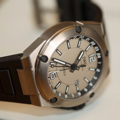 IWC Ingenieur range including a “hand-on” review of the Dual Time Titanium