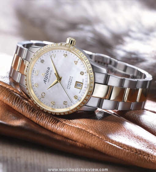 Alpina Comtesse Automatic two-tone with diamonds