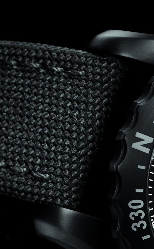 Breitling Chronospace Military SuperQuartz wristwatch (black textile strap)