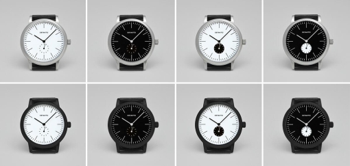 Defakto Struktur Quartz wristwatch (dial varieties)