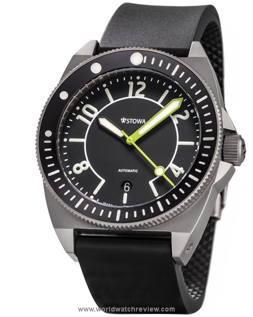 Stowa Seatime Black Forest Edition 1 automatic diving wristwatch