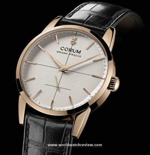 Corum Grand Precis hand-wound watch in rose gold