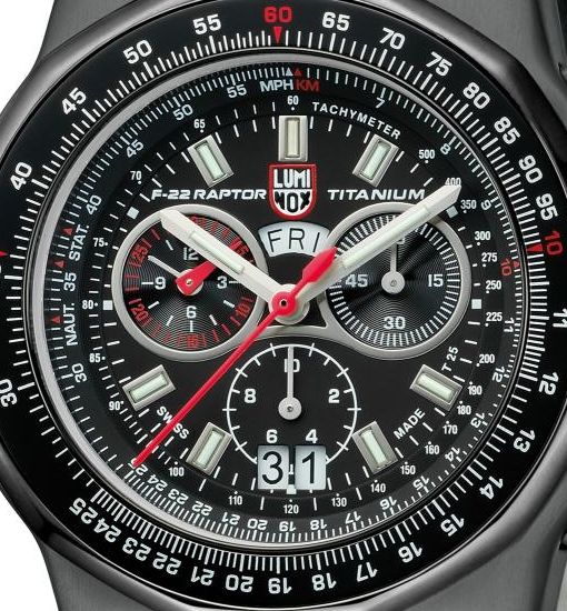 Luminox F-22 Raptor 9270 Series (dial, detail)