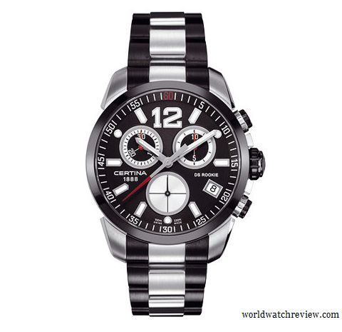 Certina DS Rookie Quartz Chronograph Watch (front view)