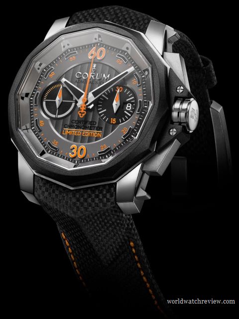 Corum Admiral's Cup Chronograph 48 Grand Prix automatic watch in titanium