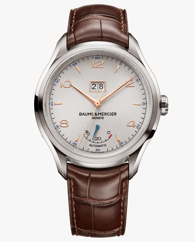 Baume & Mercier Clifton Automatic Big Date and Power Reserve Watch Front