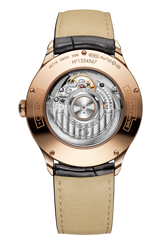 Baume Mercier Clifton Automatic Watch Caseback