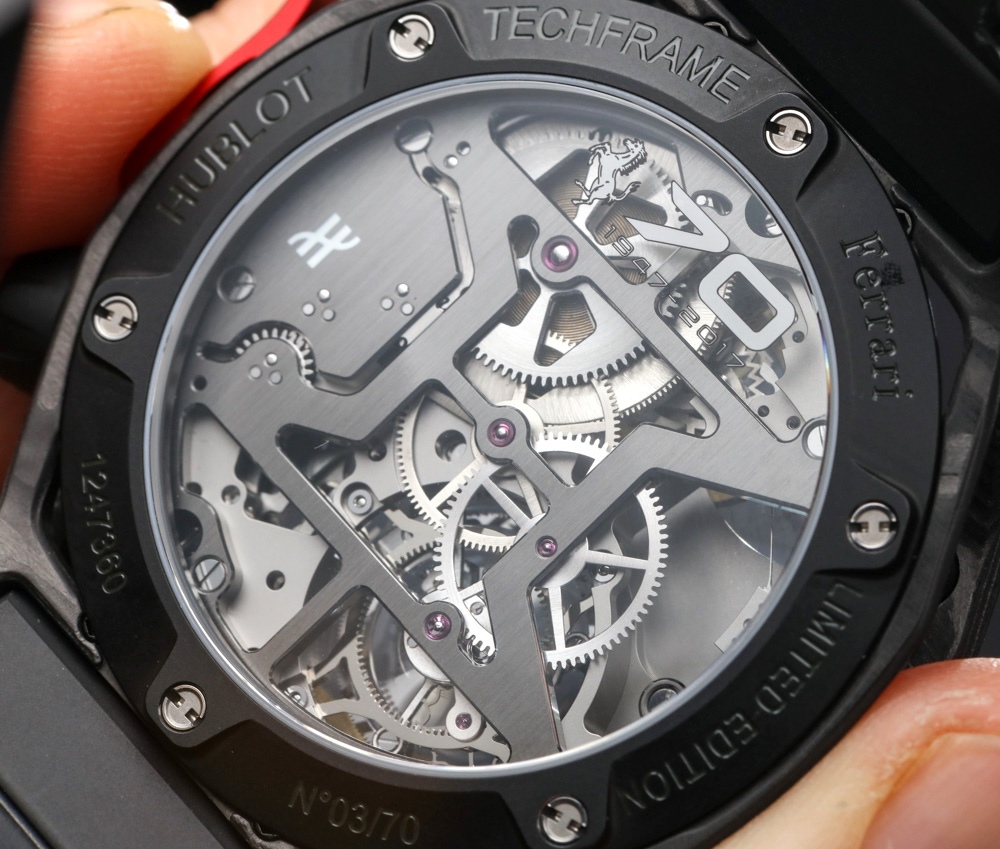 Hublot Techframe Ferrari 70 Years Tourbillon Chronograph Watch Hands-On Hands-On 