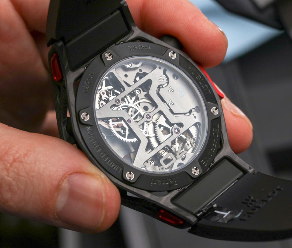 Hublot Techframe Ferrari 70 Years Tourbillon Chronograph Watch Hands-On Hands-On 