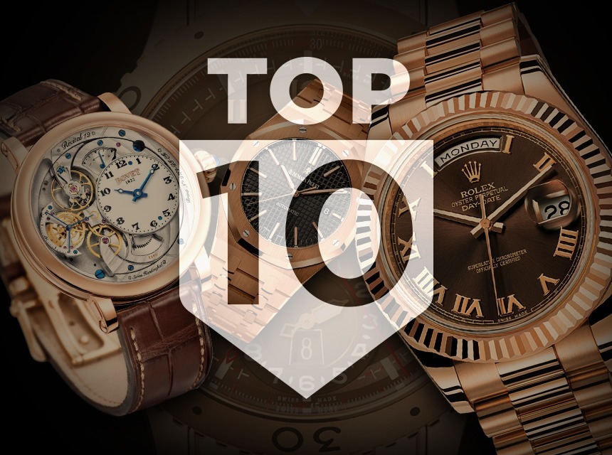 Top 10 Gold Watches ABTW Editors' Lists Gold Watches for men